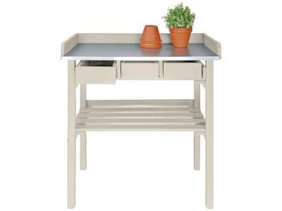 Banc de travail de jardin Blanc CF29W Esschert Design - Blanc