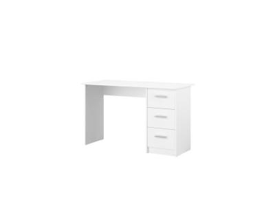 Bureau enfant droit 3 tiroirsL121 x H74 x P55cm STUDY
