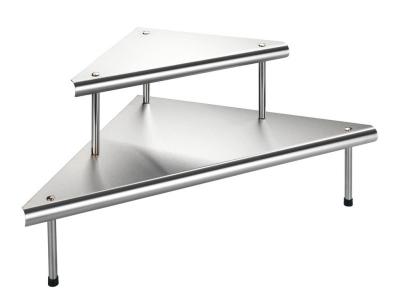 Tag&egrave;re d'angle de cuisine Massivo Duo &agrave; 2 rayons - Wenko