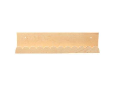 Etag&egrave;re murale en bois 42 x 9 cm - Feston - Graine Cr&eacute;ative