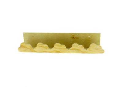 Etag&egrave;re murale en bois 42 x 9 cm - Nuages - Graine Cr&eacute;ative