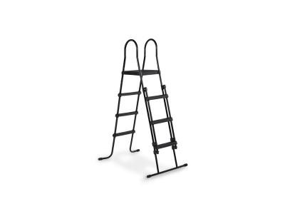 Echelle de piscine pour hauteur de cadre de 108-122cm - noir