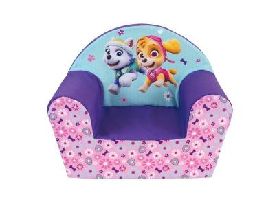 PAT PATROUILLE Fille fauteuil club en mousse pour enfant