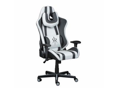 Chaise de bureau ZORO Blanc Noir