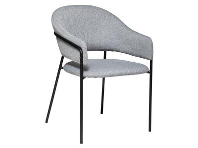 Fauteuil Siron gris Atmosphera cr&eacute;ateur d'int&eacute;rieur - Gris galet