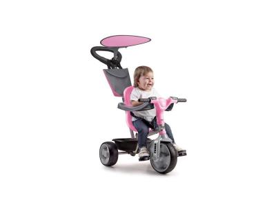 Tricycle Baby Plus Music - Rose - FEBER - avec clavier musical