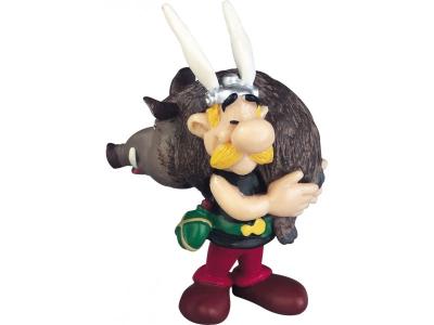 Plastoy - Ast&eacute;rix figurine Asterix portant un sanglier 6 cm 