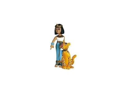 Figurine Ast&eacute;rix et Ob&eacute;lix : Cl&eacute;op&acirc;tre et sa panth&egrave;re