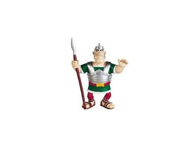 Figurine ast&eacute;rix et ob&eacute;lix : l&eacute;gionnaire avec sa lance
