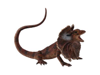 Figurine l&eacute;zard &agrave; colerettes figurines collecta 