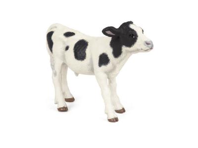 PAPO Figurine Veau - Noir et blanc