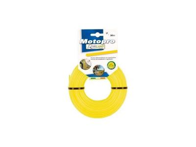 Fil rond diam.3,3 mm x 50m jaune"MOTOPRO