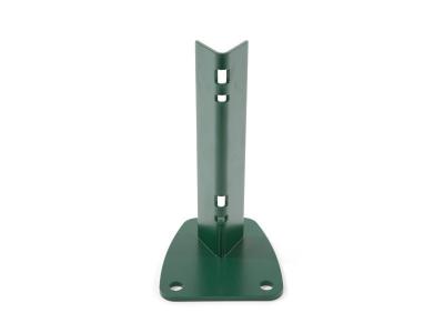 Filiac - Platine pour Poteau &agrave; encoches vert