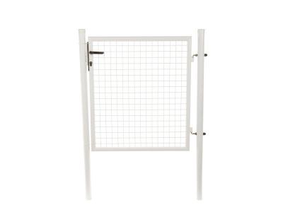 Filiac - Portillon grillag&eacute; blanc - h. 1,50 x l. 1,00 m + serrure