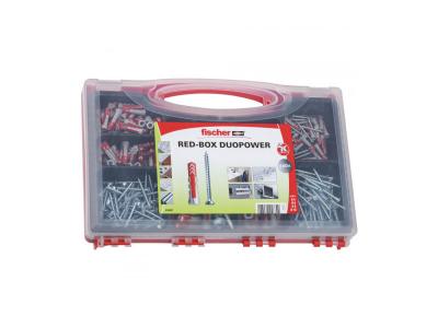 Fischer Group Redbox Duopower Screws Box 140 Pieces Argent&eacute;