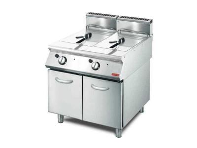Friteuse &agrave; Gaz 850 mm - 2 x 13 L - Gastro M