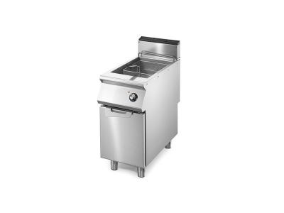 Friteuse &eacute;lectrique, capacit&eacute; 1x 17 litres- Virtus - - Acier inoxydable17 400x730x870mm