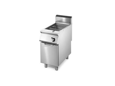 Friteuse gaz, capacit&eacute; 1x 13 litres- Virtus - - Acier inoxydable13 400x730x870mm