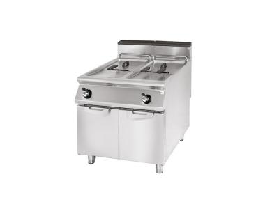Friteuse Gaz, Capacit&eacute; 2x13 Litres - Virtus - - Acier inoxydable226 800x900x870mm