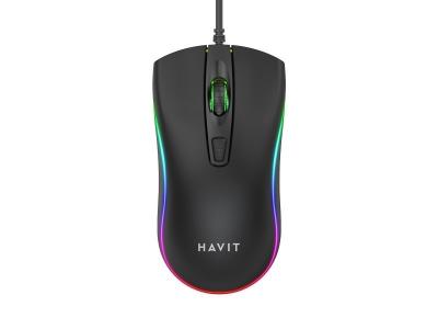 GAMENOTE MS72 Souris bureautique & gaming 4 boutons 1200 DPI optique filaire USB r&eacute;tro&eacute;clairage LED