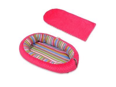 Gigoteuse cocon bandes de couleur 1 - rose 42300