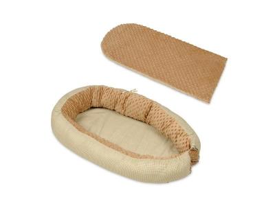 Gigoteuse cocon beige &agrave; carreaux  cappuccino