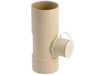 Girpi - Collecteur d'eau de pluie pvc &Oslash;80mm - sable - d&eacute;v.25cm