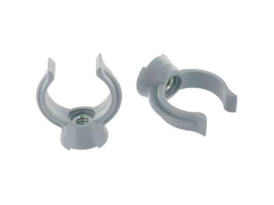 Lot de 5 colliers lyres en pvc &agrave; embo&icirc;tage, femelle, D.32