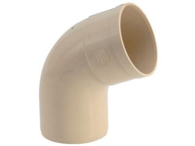 Coude 67.3&deg; pvc sable GIRPI, D&eacute;v.25 cm Diam.80 mm