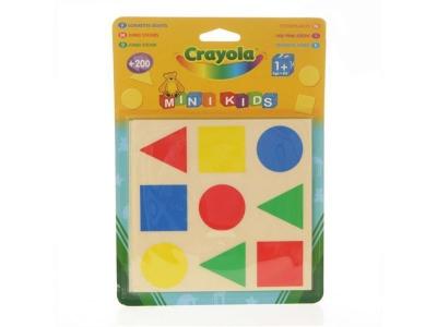 Gommettes g&eacute;antes Crayola Formes g&eacute;om&eacute;triques Mini Kids