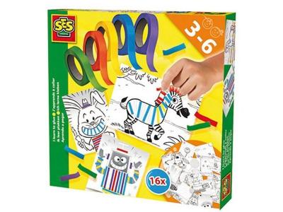 SES Creative - Gommettes - J'apprends &agrave; coller