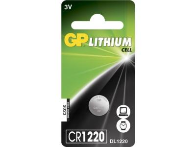 Gp batteries lithilum - cr1220 x 1 2180