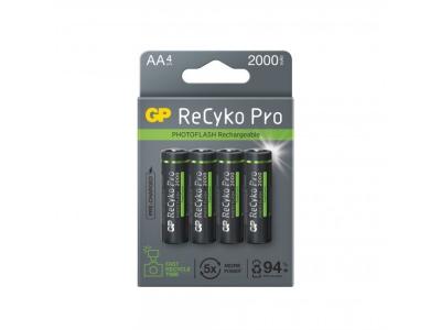 GP Piles Rechargeables Pro AA 2000mAH X4
