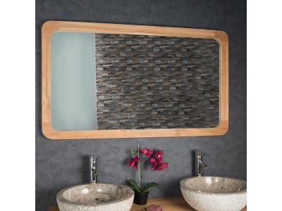 Wanda collection Grand Miroir Teck R&eacute;tro 120 X 70