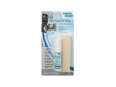 GREEN CLEAN liquide optique 20ml + Chiffonnette 25x25 cm