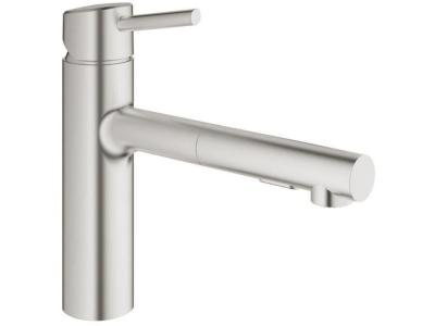 Concetto Mitigeur monocommande &Eacute;vier, Supersteel (30273DC1)