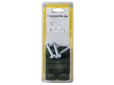 Haemmerlin - Paire de coussinets en Polyamide &oslash; 21 mm - 309002506