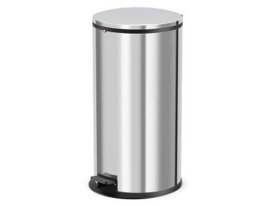 Poubelle de cuisine design &agrave; p&eacute;dale 40L Hailo Pure XL Coloris - Inox