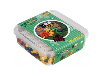 Hama Perles &agrave; repasser maxi + plaque 'animaux rapants',bo&icirc;te