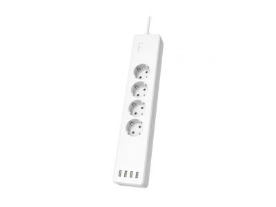 Multiprise USB HAMA Wifi 4x16A + 4xUSB Multicolore Hama