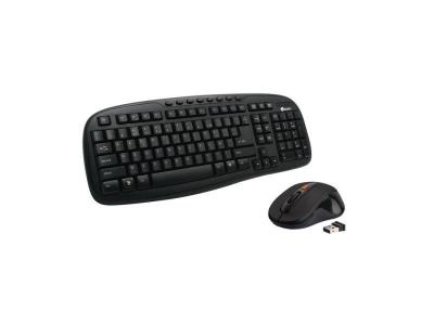 KPC60WIFCA Ensemble clavier et souris optique Sans fils 2.4G Noir