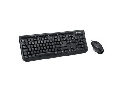 Kit clavier + souris heden multimedia usb noir (azerty fran&atilde;&sect;ais)