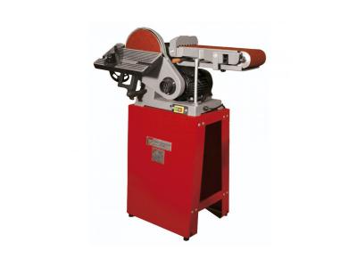 Ponceuse &agrave; bande et &agrave; disque inclinable avec banc holzmann BT1220