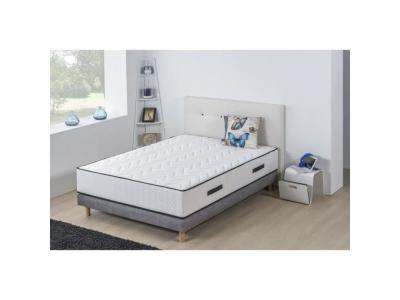 Hotel Seasons Ensemble Matelas + Sommier 140x190 Cm - Mousse - 25 Cm - 5 Zones -