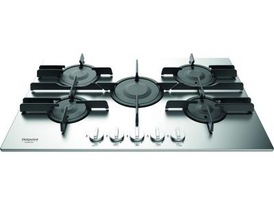 Hotpoint ftghl 751 d/ix/ha plaque acier inoxydable int&eacute;gr&eacute; (placement) 75 cm gaz 5 zone(s)