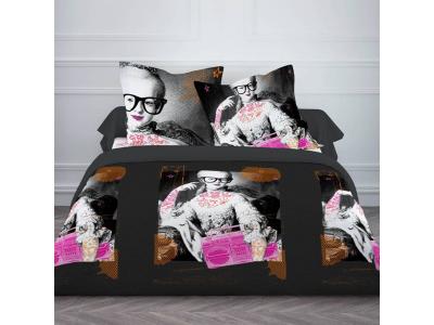 Parure de couette 100% coton Today 220x240 cm Opera Rock