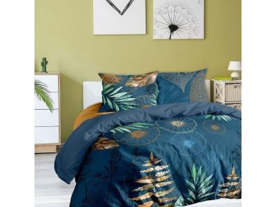 Housse de couette 220x240 cm + 2x taies d'oreiller 63x63 cm coton selva
