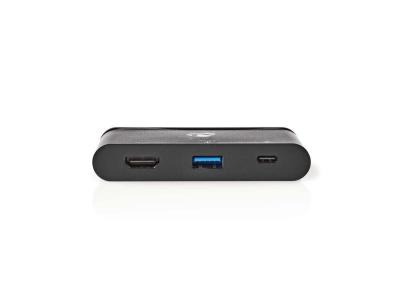 Nedis USB-Adapter USB 3.1 USB Type-C&trade; USB Type-A/USB Type-C&trade; / 1x HDMI&reg;, Schwarz
