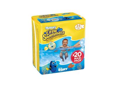 HUGGIES Maxi Pack Little Swimmers - Taille 2-3 - 20 Couches de bain