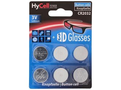 Pile bouton CR 2032 lithium HyCell 200 mAh 3 V 6 pc(s)